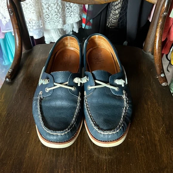 Sperry | Shoes | Sperry Gold Cup Topsiders Navy Leather | Poshmark